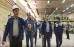 بازدید مدیرعامل سیمان سپاهان از پروژه بازسازی شرکت پاکت‌سازی